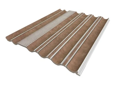 Tấm tường PS Walnut Silver Groove